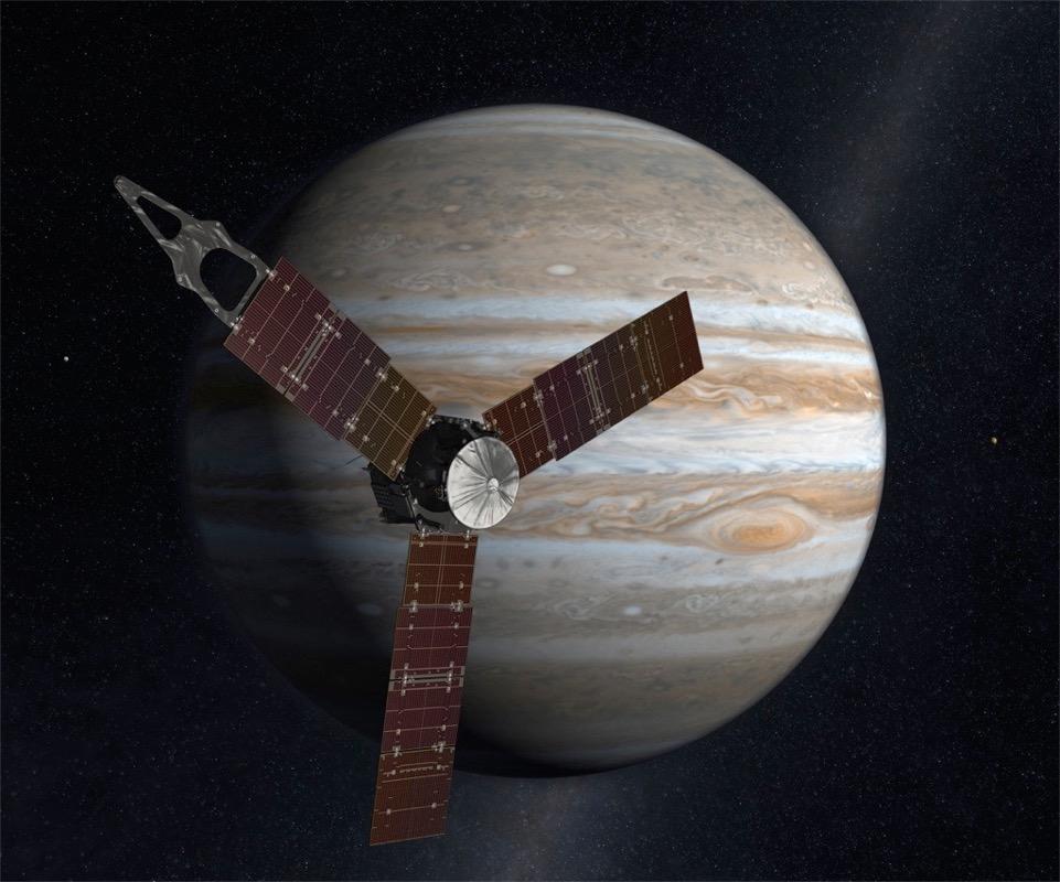The Juno Mission to Jupiter The Juno mission launched August 5, 2011 and arrived at Jupiter in July 2016.