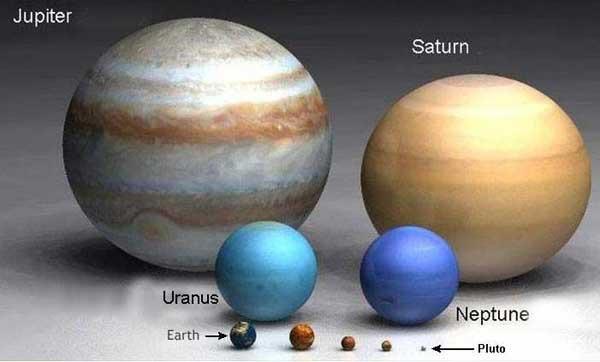 It accounts for ~77% of the mass of the planets and is >300 times the mass of Earth.