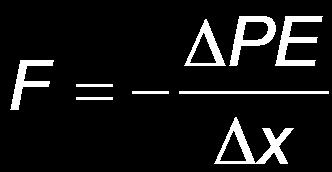 Discontinuous Jumps When moving a particle between two points A and B that are a distance Δx apart, F Δx = W = - ΔPE This gives If Δx is very small, the ΔPE must also be very small or else F would be