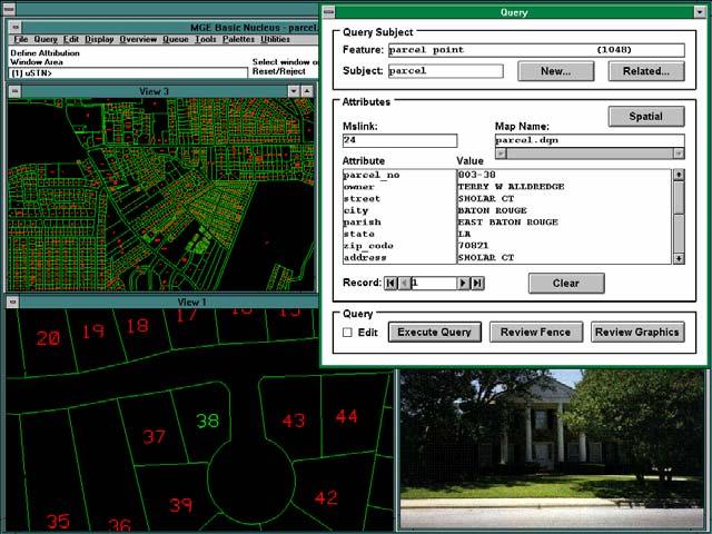 Microstation MGE CAD software with GIS extensions Intergraph Corp, Huntsville