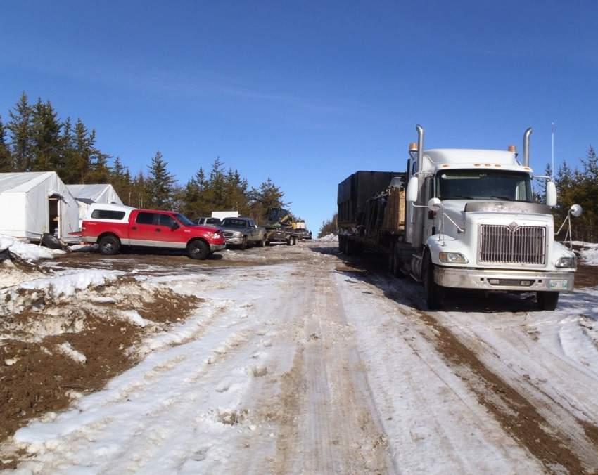 Logistics - winter Winter road access from Norway House Property lies within the Bunibonibee Cree Nation Community Interest Zone Chief and Council were supportive of the project Line cutting, Mag and