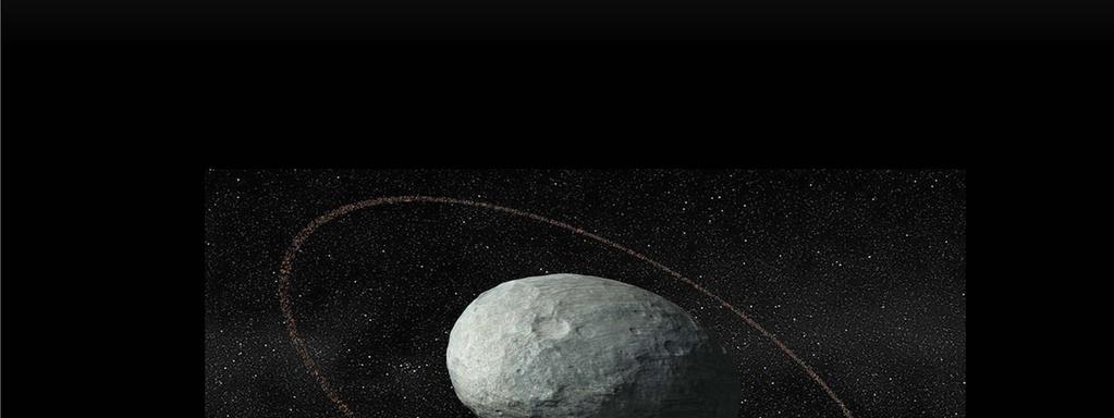RING DISCOVERED AROUND DWARF PLANET Haumea, a