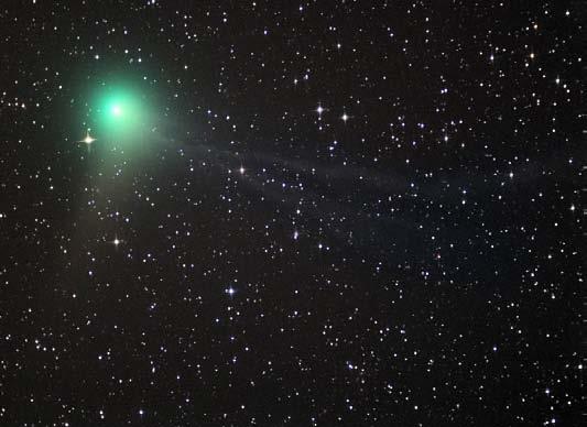 Comets grow tail when