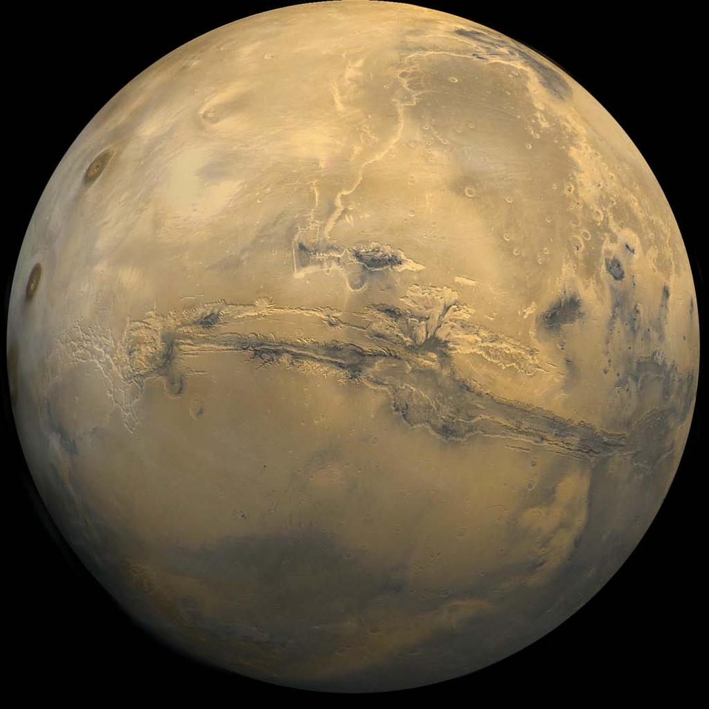Mars The Red Planet A very cold, dry desert. Thin atmosphere.