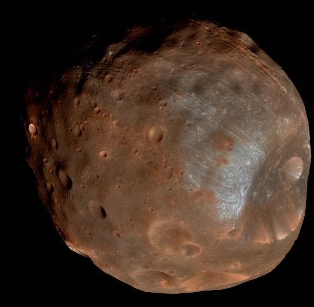 Phobos and Deimos - Moons of Mars or Captured Asteroids? These tiny moons are most likely asteroids, captured by Mars gravity.