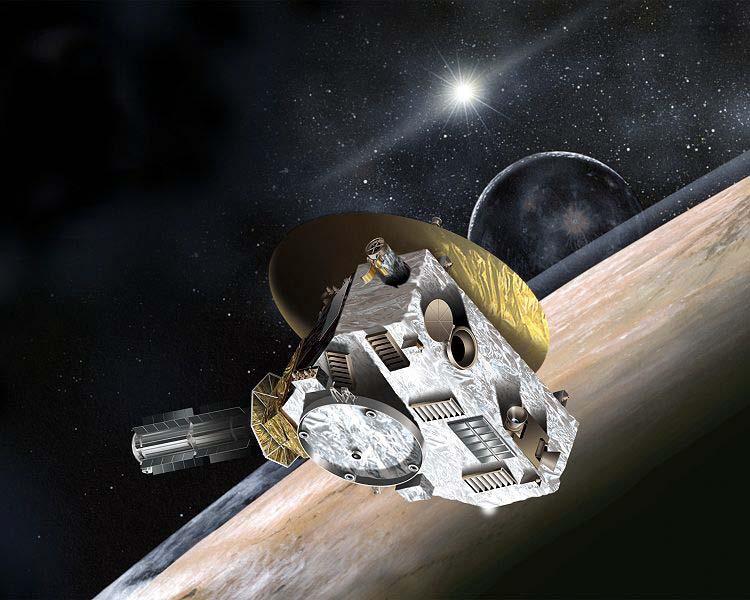 It should provide the first detailed images of Pluto.