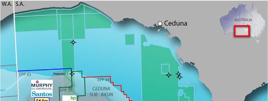 7 October 2016 ASX Announcement Karoon Awarded Exploration Permit EPP46 in Australia s Most Active Exploration Province, the Ceduna Sub Basin, Great Australian Bight Karoon Gas Australia Ltd (ASX:
