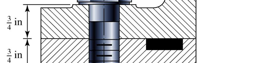 Example As shown in figure is a crosssection taken from a pressure cylinder.