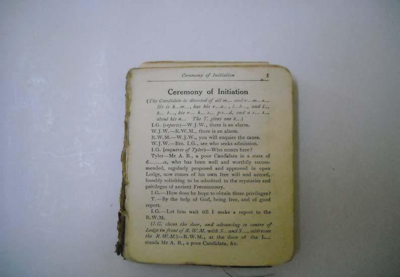 Plate 22: A Book of Ceremonies of Initiation -