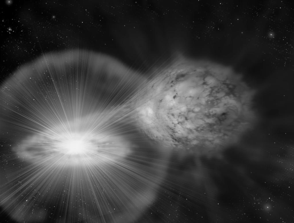 Symbiotic systems white dwarf majority, neutron star a few normal giant S-type (Stellar) 80% Ṁ ~ 10-7 M /yr, Porb ~ 1 15 yr or Mira + dust envelope D-type (Dusty) 20% Ṁ ~ 10-5 M /yr, Porb À 15 yr