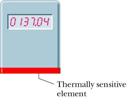 expansion Bimetallic strip thermometer - linear