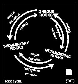 - If a rock contains fragments of another rock, the fragments must be older than the rock containing them. *Principle of Cross-cutting relationships.