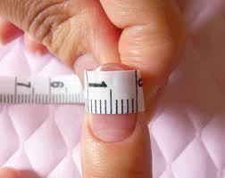 Small lengths are measured in centimeters