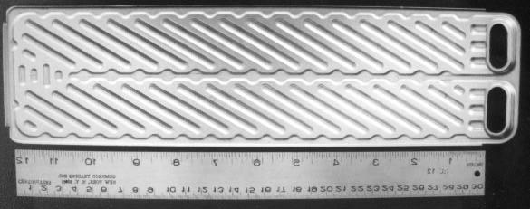 Plate Evaporator E Figure C.7 Photograph of plate E showing details of internal structure.