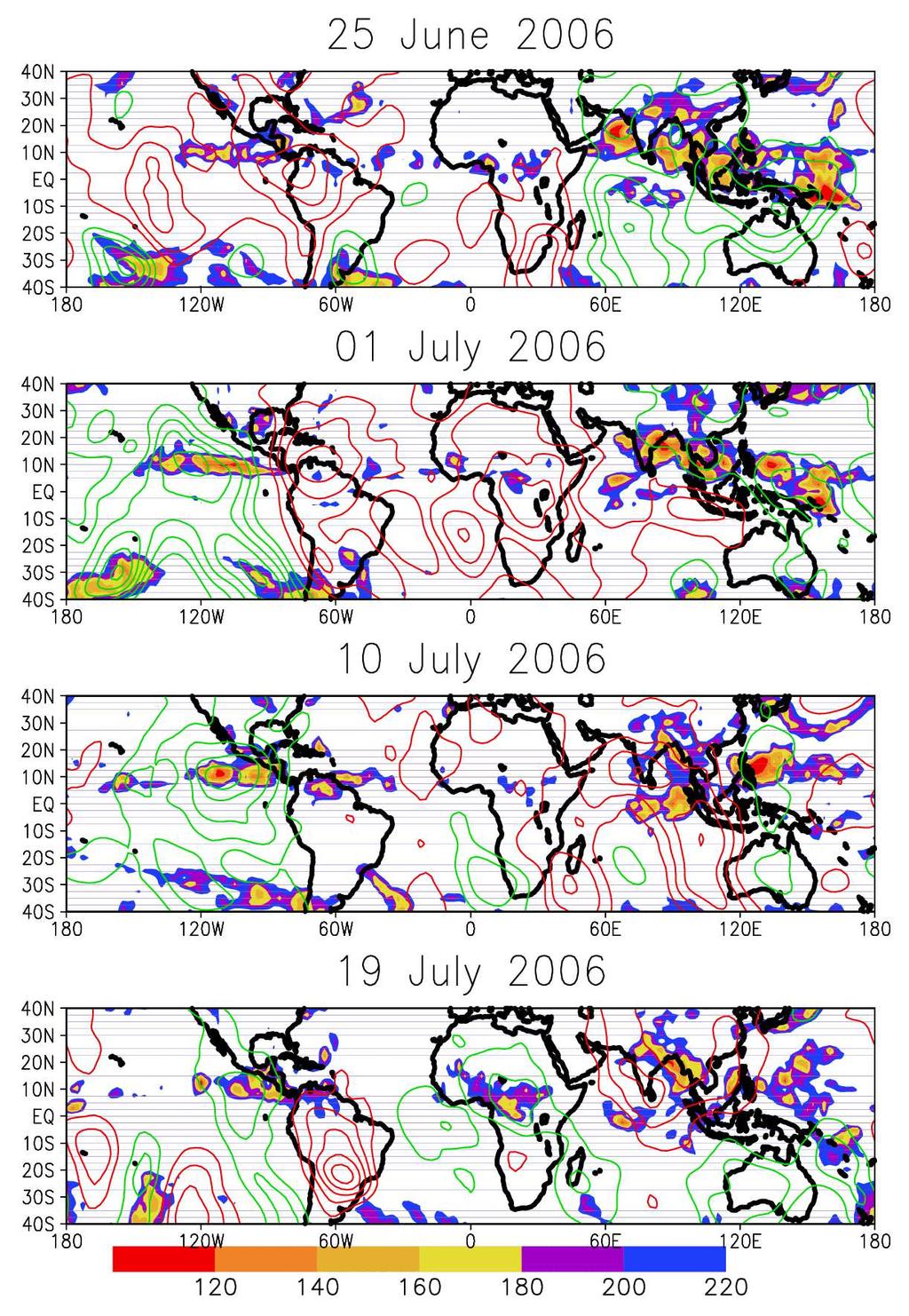 S. Janicot et al.: Overview of the summer monsoon over West Africa during AMMA 2583 Fig. 16. Time-longitude diagram of 300 hpa temperature anomalies ( C) averaged over 10 S 20 N relative to 1979 1999.