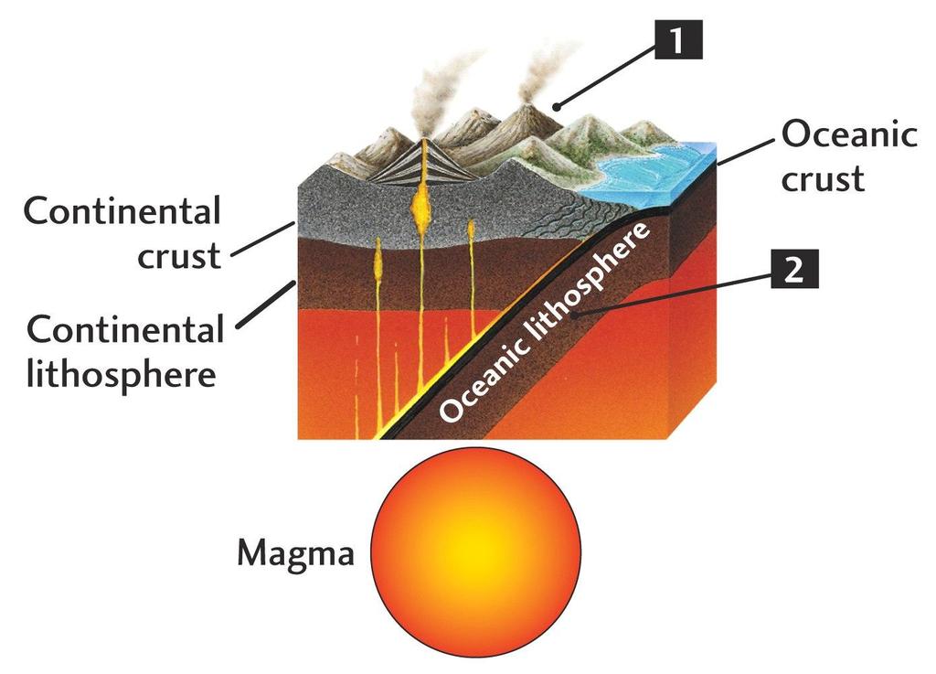 (a) The Rock Cycle Convergent Plate Boundary