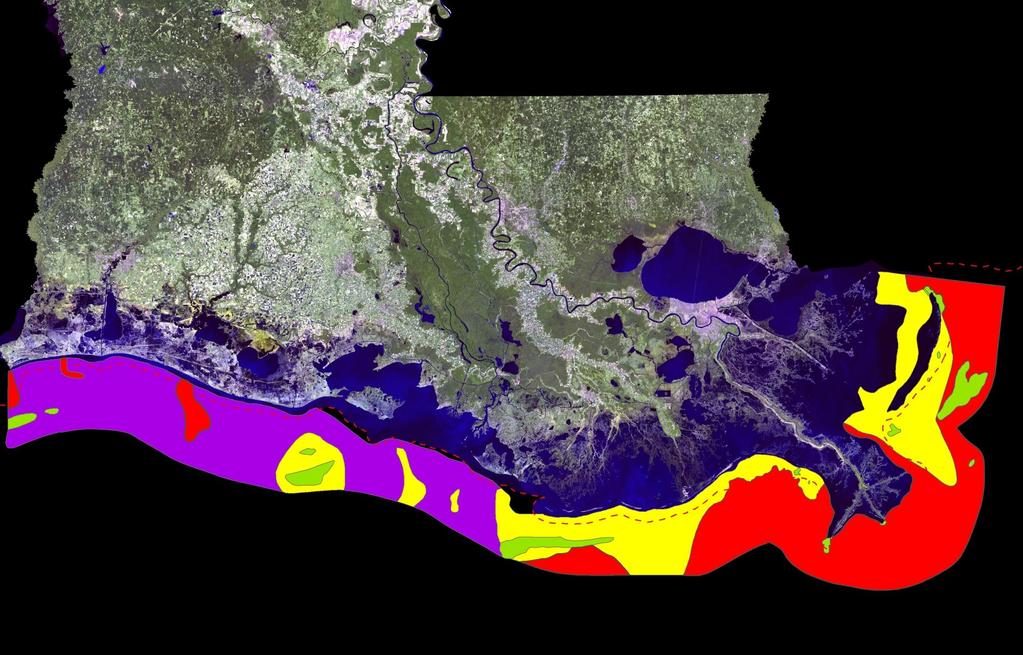 Offshore Sediment Distribution Map & Volume ~50 BCY (total) ~40 BCY (dredge-able) {Assumptions: Thickness = 10