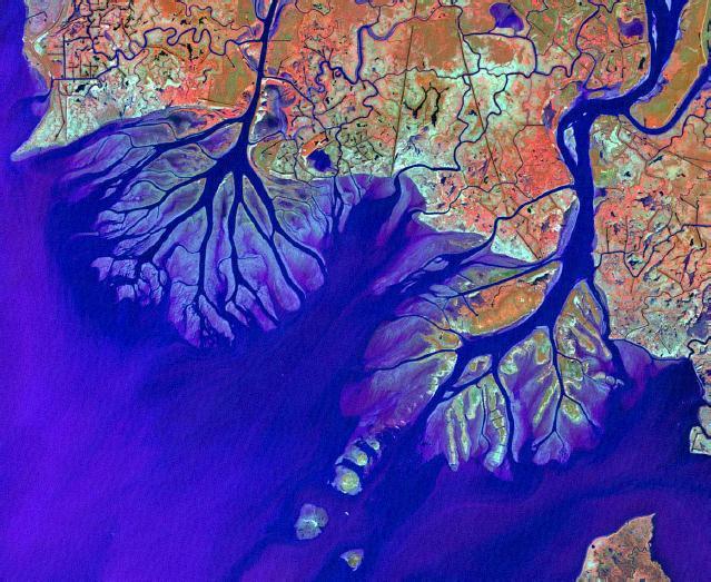 Land-building Potential Atchafalaya and Wax Lake Deltas Wax Lake Outlet, which built a subaerial delta only after 31 years of subaqueous deposition in Atchafalaya Bay, but which now is continuing to