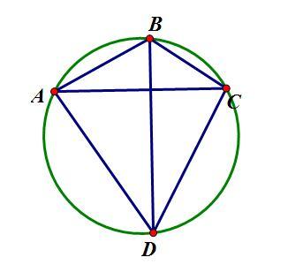 Cyclic Quadrilateral CCSS G-C.3 Let ABCD be a quadrilateral.