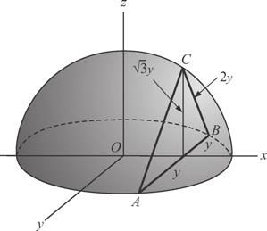 5 CHAPTER Applicatios of Itegratio II: Volume. A solid has a circular base of radius uits.