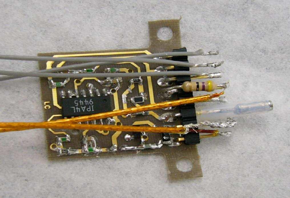 Monolithic JFET semi-integrated CSA currently used for prototype