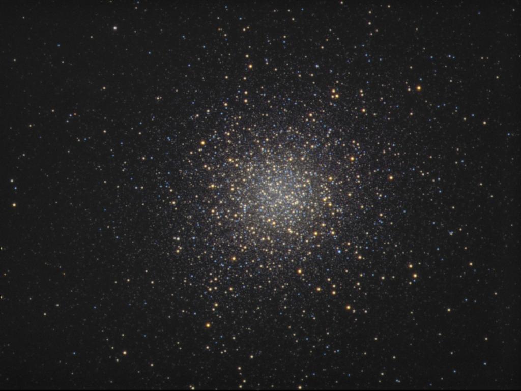 SEQUENCING THE STARS 5 Globular Cluster M13. Image taken by the author. I have taken photographs of many globular clusters over the past several years. Recently, I constructed HR diagrams for them.