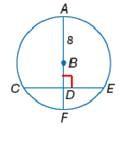 ; since is a chord that passes through the center, it is a diameter. 3.