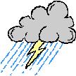 6. During a lightning strike, electrons are transferred from the bottom of a thundercloud to the ground.