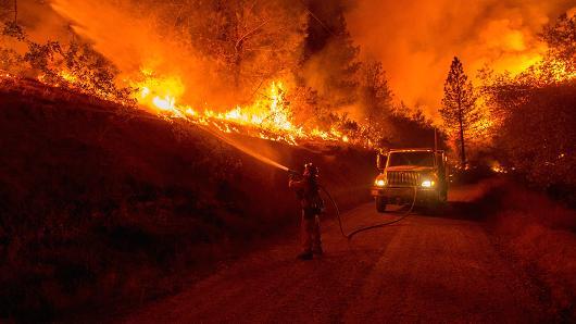 Northern California Fires By: Corbin D. Up in northern California, there were multiple fires spreading all over. Over 8,400 structures burnt down and at least 31 people died.