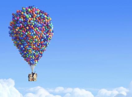 Up, up and away! - SOLUTION The average balloon has a volume of 0.01 m 3. The density of helium is 0.164 kg/m 3. The density of air is 1.3 kg/m 3.
