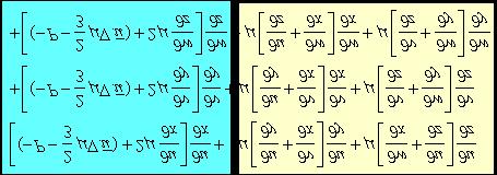 14) are considered separately for convenience of algebraic manipulations. The terms coloured blue are first considered and simplified.