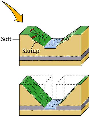 grade, and modifies sediment movement.