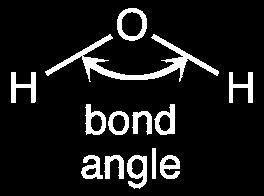 more atoms, a bond angle, the angle formed by two bonds to the same atom, tells which way these