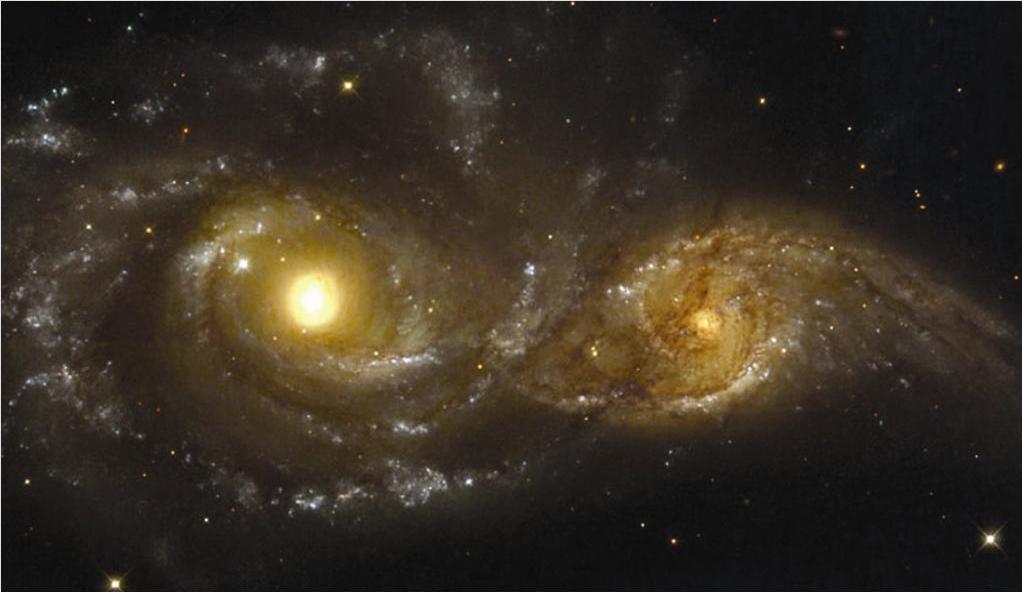 billions of years Andromeda and Milky Way will