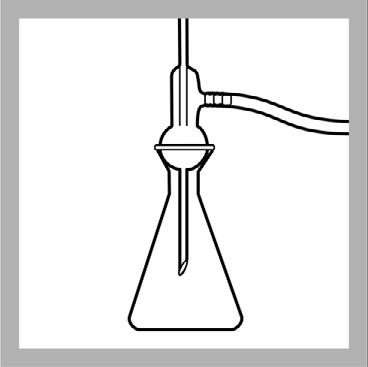 Oil and Grease Hexane Extractable Gravimetric Method (continued) 17. Remove the remaining solvent vapors from the distillation flask by attaching the vacuum connector/gas inlet adapter to the flask.