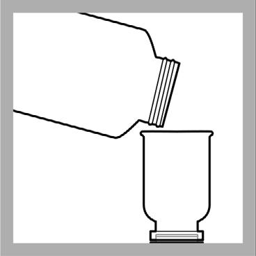 Slowly pour the acidified sample into the funnel and turn on the vacuum. Use deionized water to rinse any debris from the walls of the funnel.