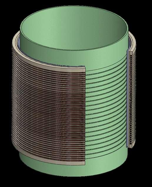HV winding Uses 4 mm Superpower tape I/I c ~ 25% Polyimide wrap insulation 24 double pancakes No