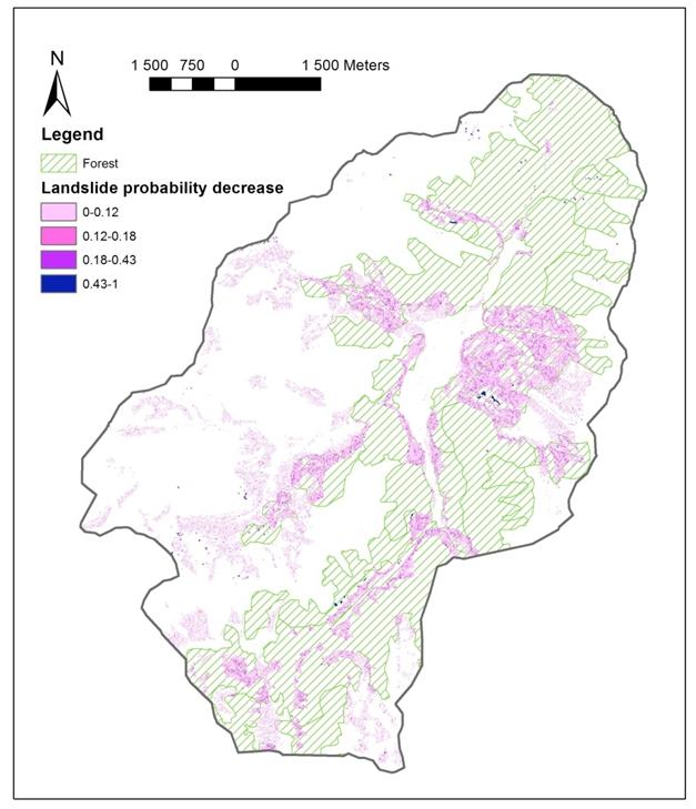 B Evaluation of vegetation s influence Rotational landslides