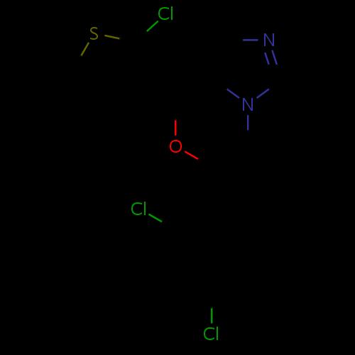 Tioconazole (Imidazole Antifungal Basic Compound) and Related Compounds A, B, and C Predicted pka = 6.
