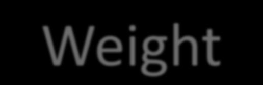 Weight Weight is the force exerted on an object by gravity.