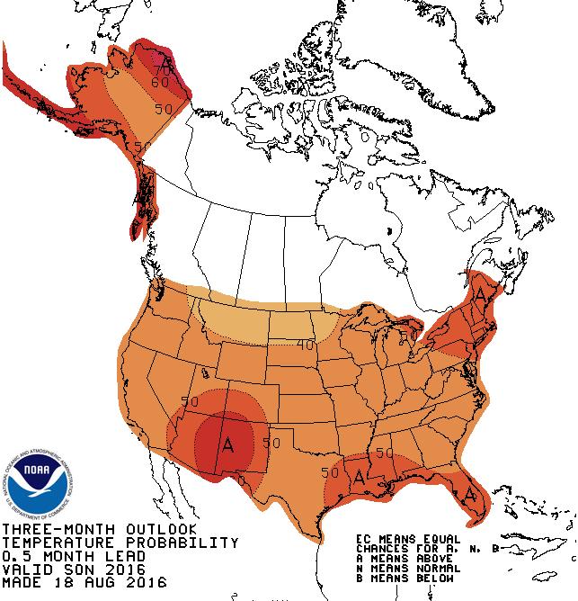 30-DAY OUTLOOK TEMPERATURE 90-DAY OUTLOOK TEMPERATURE in the very poor to poor category.