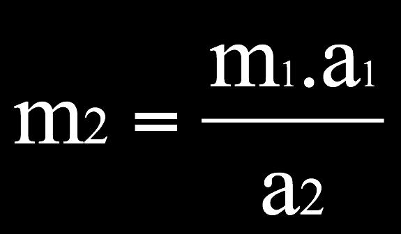 Mass Mass is measured in Kg (not a vector). We can use Newton s second law to compare masses. Eg.