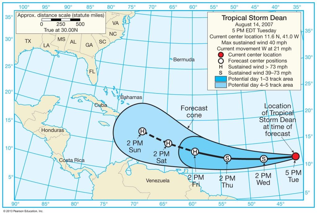! Hurricane watches and warnings: " A hurricane watch is an announcement that conditions are possible.! It is issued 48 hours before winds are intended to reach tropical storm force.