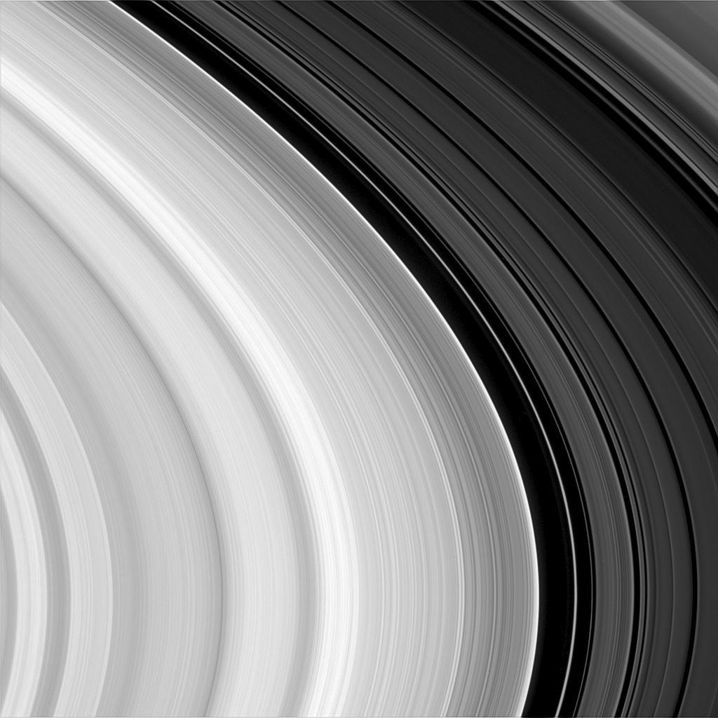 Saturn's Rings Saturn's rings consist of a myriad of particles of relatively pure