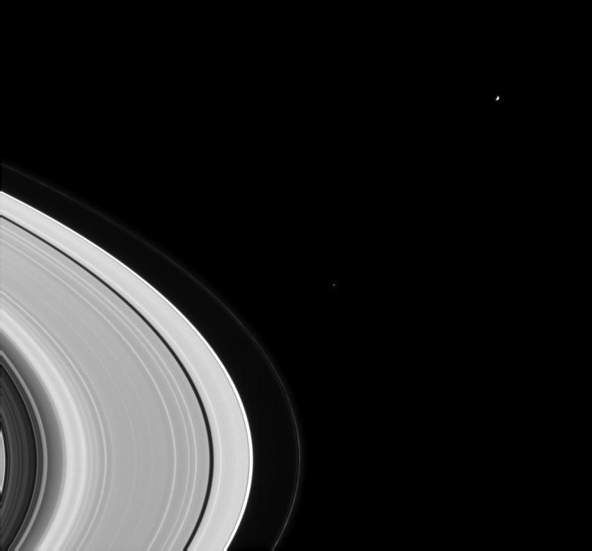 16 Substructure in Saturn's Rings Mimas Consistent tugs