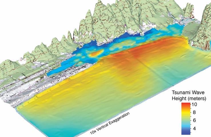 Earthquake-triggered Tsunamis: Science underpins highresolution forecasts for a few coastal communities.