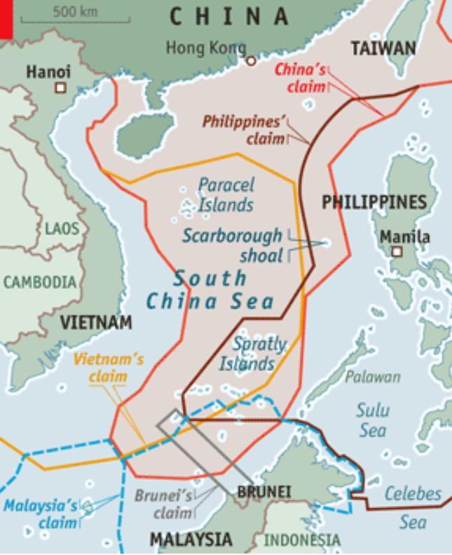 10.1 Maritime disputes : Dagat Timog Tsina/ South China Sea/