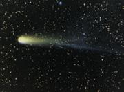 Comets are made of ice and orbit around a star.