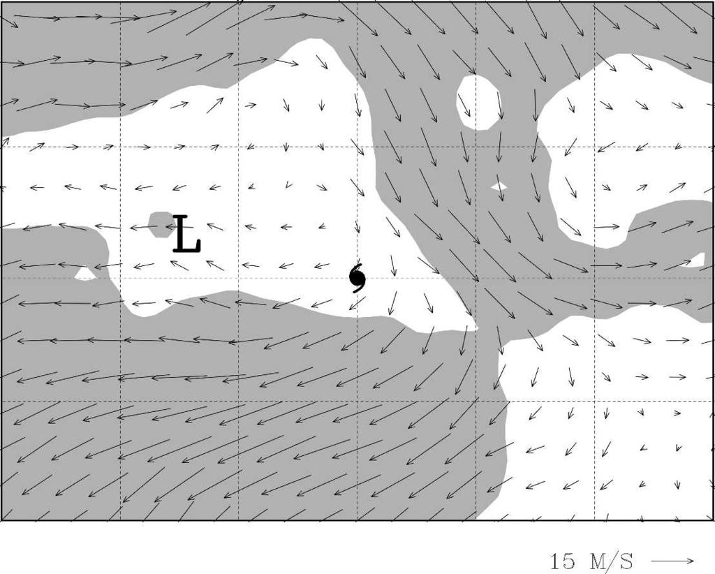 APRIL 2007 M O L I N A R I E T A L. 1315 FIG. 11. As in Fig. 10 but for unfiltered 850 200-hPa vertical wind shear vectors.