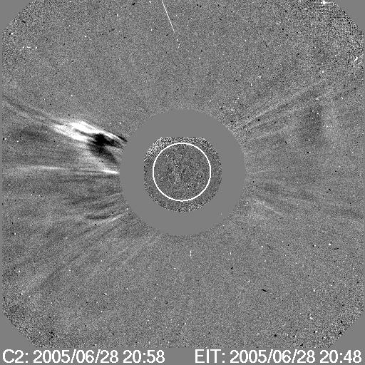 about 6h (~0.144 AU), then it reached Mercury at 0.